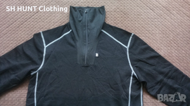 HELLY HANSEN 75027 57% Merino Wool Twermo Work Wear размер L / XL работна термо блуза W4-456, снимка 4 - Блузи - 52028027