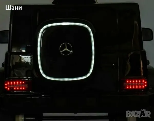 Акумулаторен джип Mercedes-Benz Concept EQG 12V с меки гуми, снимка 4 - Детски велосипеди, триколки и коли - 50029004