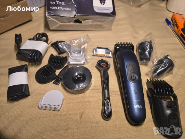 Braun All-In-One Series 7 MGK7440, комплект 11 в 1 за брада, коса, бръснене и други , снимка 4 - Машинки за подстригване - 53410909