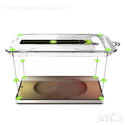 Стъкло TitanGlass CrystalHD (2 pack) - Samsung Galaxy S26 Ultra, S26, S26 + - Clear, снимка 5 - Фолия, протектори - 53779851