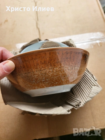 Комплект за хранене от порцелан van Well Ella чинии чаши купички сервиз, снимка 2 - Сервизи - 53762295