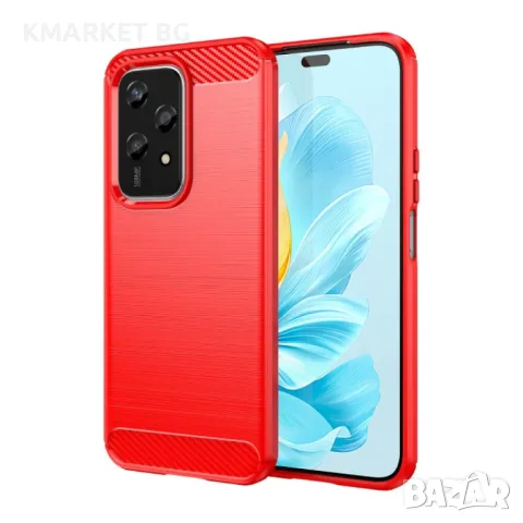 Honor 200 Lite 5G Удароустойчив Carbon Fiber Калъф и Протектор, снимка 3 - Калъфи, кейсове - 47752882