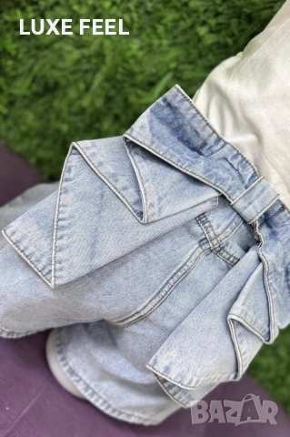 💎Дънкови Къси Панталонки -L , снимка 4 - Къси панталони и бермуди - 53812527