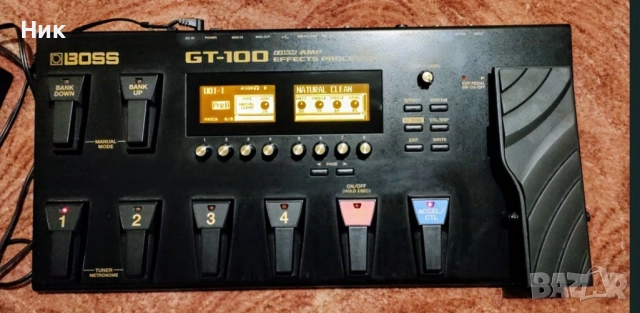 Процесор за китара Boss Gt 100 v 2, снимка 3 - Китари - 52770867