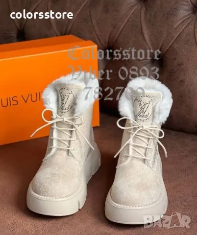 Дамски зимни боти Louis Vuitton-VL56pi, снимка 2 - Дамски боти - 48273816