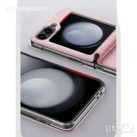 Samsung Galaxy Z Flip6 Кожен кейс Dux Ducis BRIL, снимка 7 - Калъфи, кейсове - 49844053