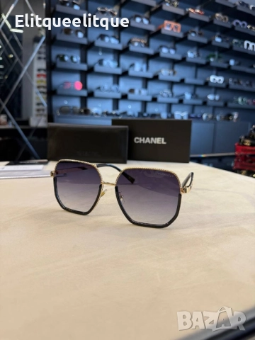 очила с черен обикновен калъф и Ув защита chanel, снимка 14 - Слънчеви и диоптрични очила - 52225544