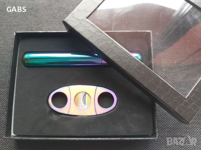 Комплект тубус и резачка за пури 3 цвята, снимка 5 - Подаръци за мъже - 50668327