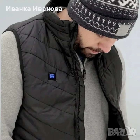 Електрически отопляем елек за зимния период с USB захранване - Unisex, снимка 7 - Елеци - 52417427