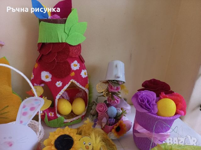 Ръчна изработка за детски и Великденски базари, снимка 8 - Декорация за дома - 45382750