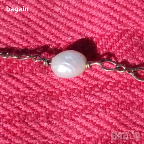 Перлена огърлица, дубле, позлата., снимка 2 - Колиета, медальони, синджири - 53663985