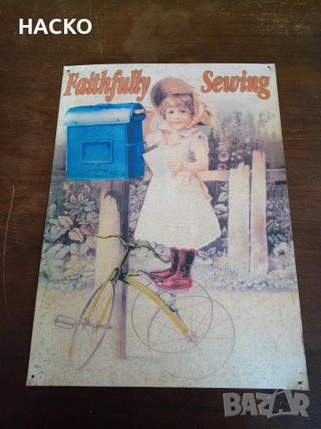 Големи Метални РЕТРО ТАБЕЛИ 31/44 см. Внос от Германия, снимка 3 - Антикварни и старинни предмети - 52640905