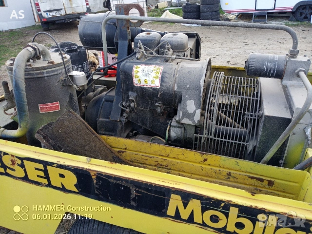 Компресор с двигател Deutz 2 цилиндъра 34 коня