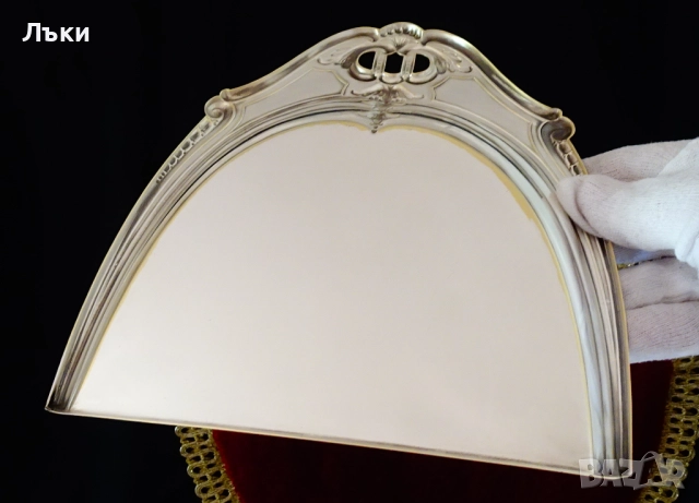 Посребрена лопатка за трохи Derby Silver Co. , снимка 7 - Антикварни и старинни предмети - 52012905