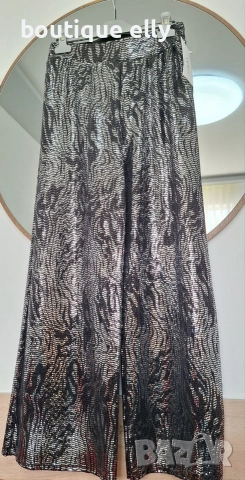 дамски панталон с пайети, снимка 2 - Панталони - 52637756