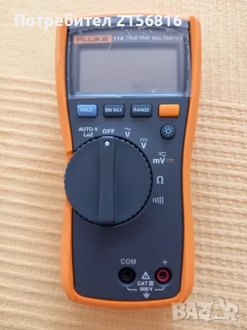 Fluke 114 True RMS Multimeter, снимка 1 - Друга електроника - 46978013