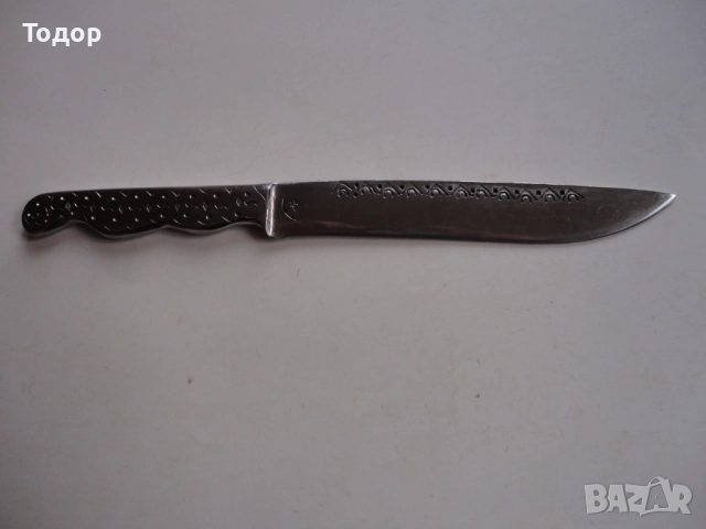 Страхотен ловен  нож гравюри 6, снимка 12 - Ножове - 52825081