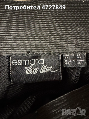 Спешно! Черен миниполa от пане кадифе esmara by Heidi Klum , снимка 3 - Рокли - 53377641