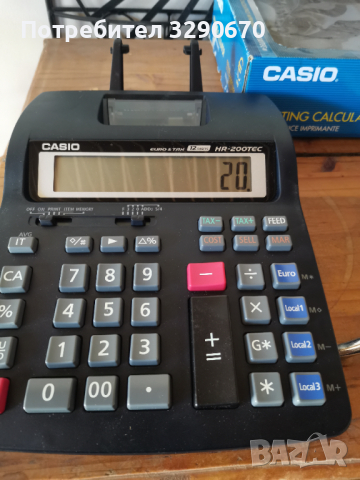 Casio принтер калкулатор , снимка 7 - Друга електроника - 44955662