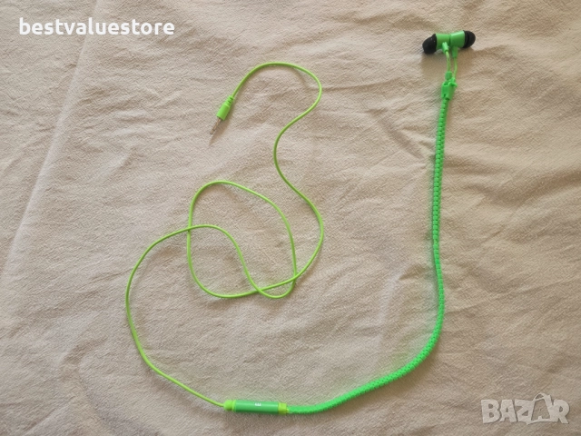 Зелено Хендс Фри Hands Free Слушалки, снимка 2 - Друга електроника - 51863909