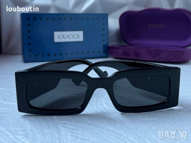 Gucci 2024 дамски слънчеви очила правоъгълни, снимка 4 - Слънчеви и диоптрични очила - 45440689