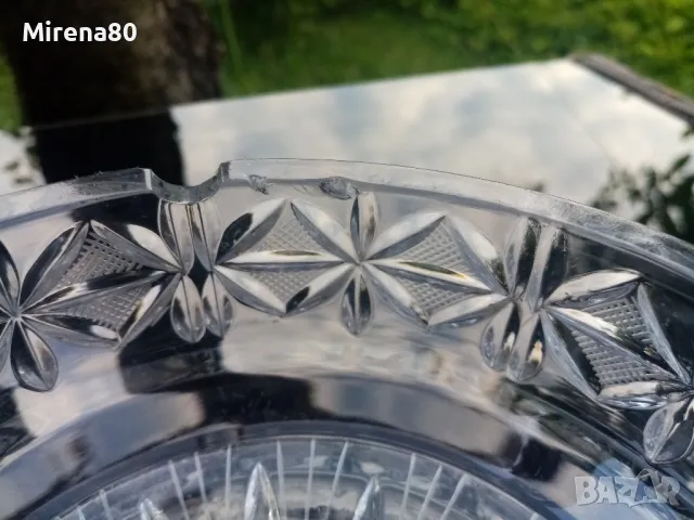 * Моника ромб * - кристален пепелник !, снимка 6 - Антикварни и старинни предмети - 50392980