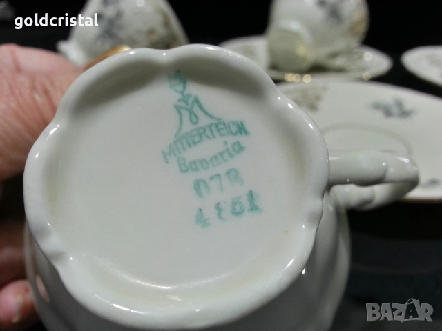 старинен порцелан чашка чинийка за кафе , снимка 5 - Антикварни и старинни предмети - 52907495