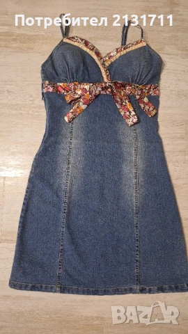 Дънкова рокля , снимка 2 - Рокли - 51085392