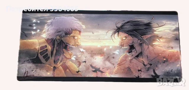 Геймърски пад за мишка Attack on Titans, снимка 3 - Клавиатури и мишки - 53808620