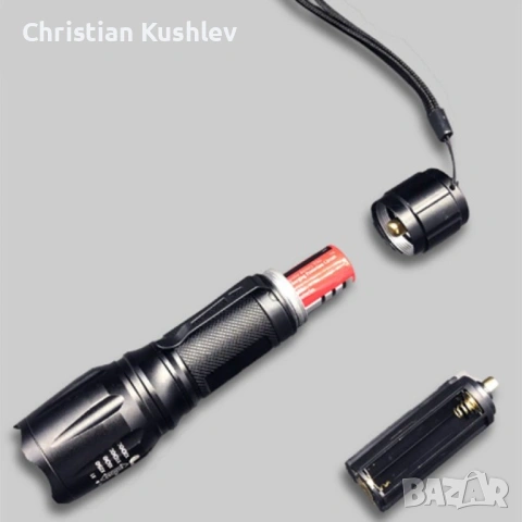 Фенерче Т6 (GD-188)  , телескопично, светодиодно, с алуминиев корпус FL25, снимка 3 - Друга електроника - 53220391