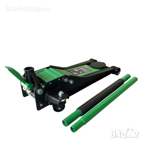 Професионален Нископрофилен крик крокодил 4 тона с две помпи и педал 75 - 505 мм ROCKFORCE, снимка 2 - Други инструменти - 50026797