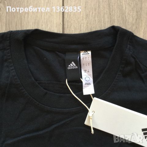 НОВА 100 % оригинална черна мъжка тениска ADIDAS ZNE размер L от САЩ, снимка 5 - Тениски - 46492267