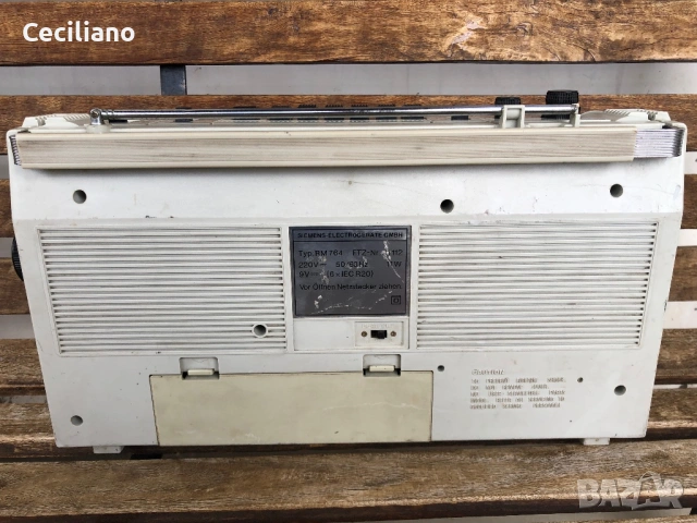 Радиокасетофон Siemens Club 764, снимка 8 - Радиокасетофони, транзистори - 54295586