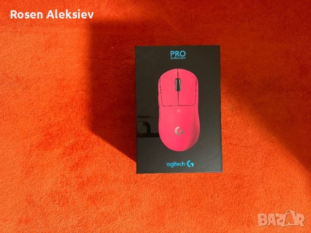 Logitech G Pro Superlight Magenta - НЕОТВАРЯНА, снимка 1 - Клавиатури и мишки - 45261315