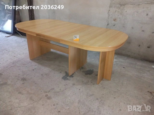 Голяма масивна разтегателна маса с много нива на разтягане, снимка 5 - Маси - 54114268