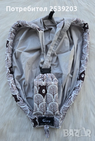 Бебешки слинг Cuby 0-30 месеца, снимка 6 - Кенгура и ранички - 54242366