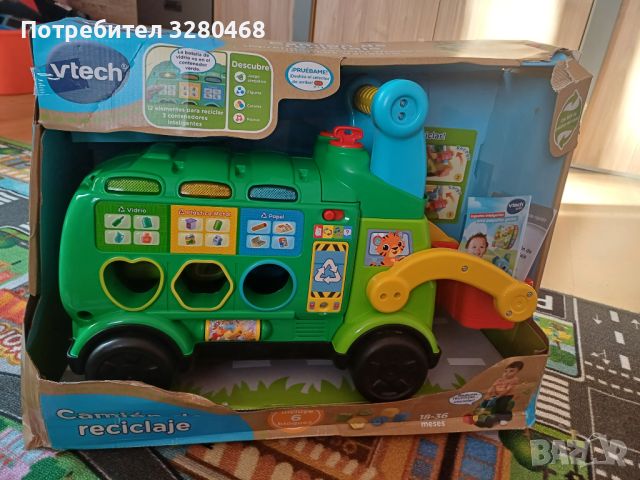 Боклукчийски камион - Vtech, нарушена опаковка, снимка 3 - Образователни игри - 45170303