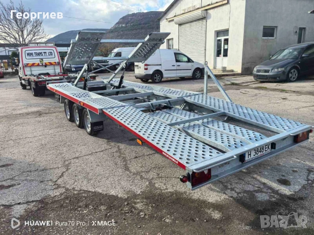 чисто нова сгъваема платформа GEWE , снимка 6 - Ремаркета - 52549040