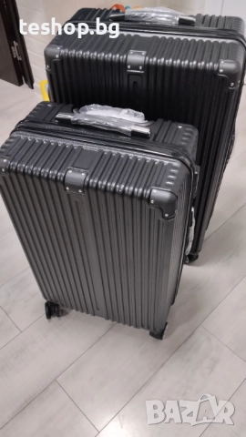 Куфар за багаж 2 броя комплект пластмасов с кодово заключване ПРОМО, снимка 2 - Други стоки за дома - 52645758