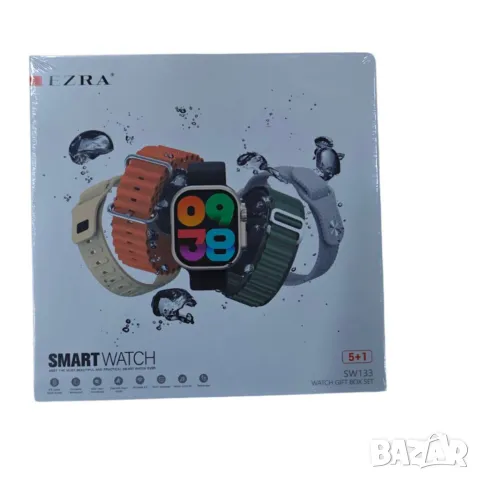 Стилен смарт часовник, Smart Watch Ezra, 5+1 SW133, снимка 4 - Смарт часовници - 49309744