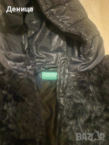 детско зимно яке Бенетон , снимка 4 - Детски якета и елеци - 52909876