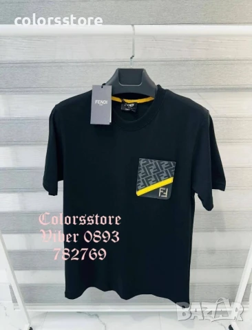 Мъжка Черна тениска Fendi/IM103x