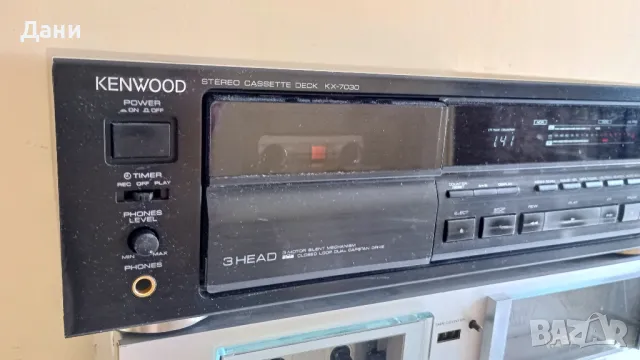 Продавам 3 глав касетен дек Kenwood kx-7030, снимка 8 - Декове - 46431452