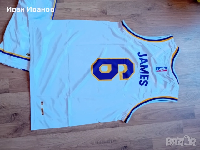 Чисто нов оригинален екип на Los Angelis Lakers - LeBron James, снимка 3 - Баскетбол - 51700854