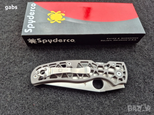Сгъваем нож Spyderco Edgerati С266, снимка 6 - Ножове - 52213794