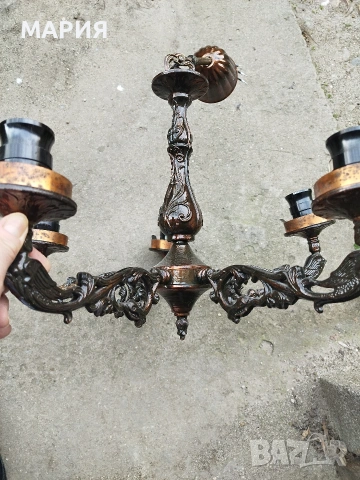 Страхотен метален винтидж полюлей 