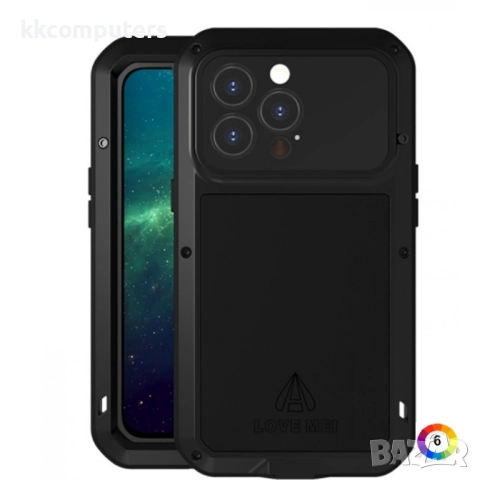 Apple iPhone 13 Pro LOVE MEI Удароустойчив/Водоустойчив Калъф и Протектор