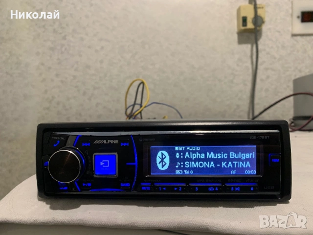 Авто радио Alpine Bluetooth, снимка 4 - Аксесоари и консумативи - 53114283