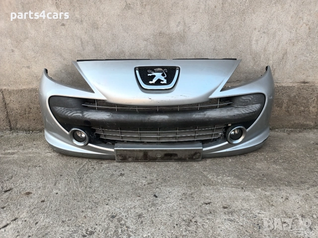 предна броня за пежо 207 06-10 с маска емблема решетка халогени PEUGEOT 207