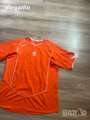 Оригинална ретро футболна фланелка Nike Netherlands Холандия  Total 90 Home  2004 , L размер , снимка 3 - Спортни дрехи, екипи - 53782710